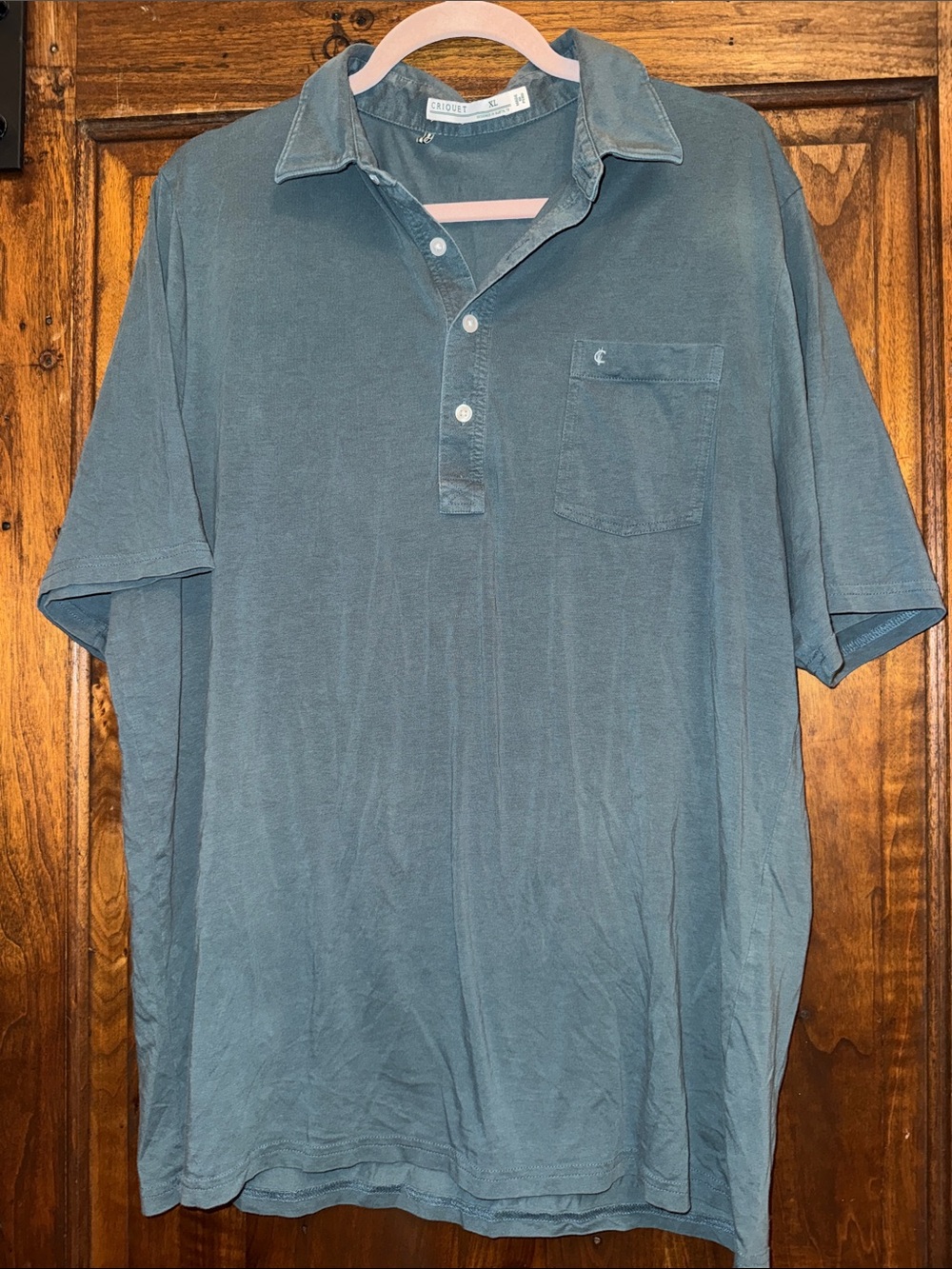 Criquet Slate Blue Polo Shirt